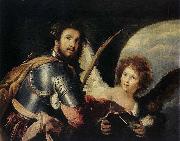 Bernardo Strozzi St Maurice and the Angel Germany oil painting artist